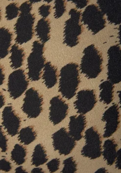 Homewear-Leggings|Buffalo Leggings Camelfarben-Schwarz-Leo