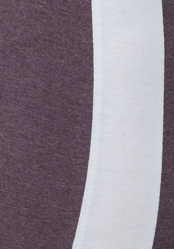 Homewear-Leggings|Arizona Leggings Anthrazit-Meliert, Pflaume