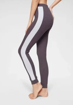 Homewear-Leggings|Arizona Leggings Anthrazit-Meliert, Pflaume