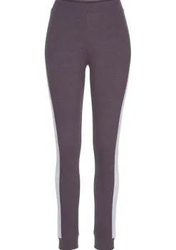 Homewear-Leggings|Arizona Leggings Anthrazit-Meliert, Pflaume