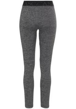 Homewear-Leggings|LASCANA ACTIVE Leggings Schwarz-Meliert