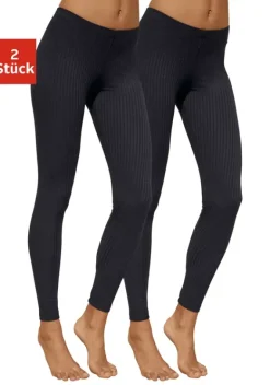 Homewear-Leggings|Vivance Leggings Schwarz, Schwarz