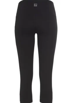 Relaxhosen|LASCANA ACTIVE 3/4-Leggings Schwarz