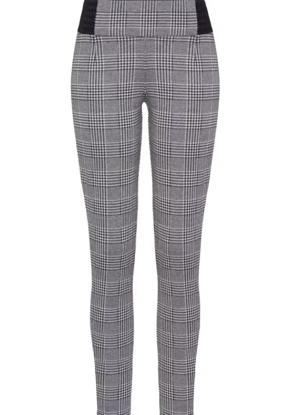 Homewear-Leggings|Buffalo Leggings Schwarz-Weis