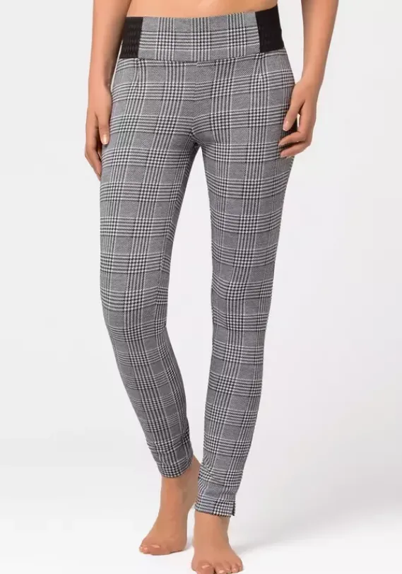 Homewear-Leggings|Buffalo Leggings Schwarz-Weis