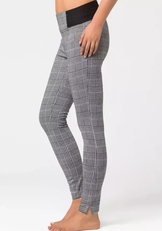 Homewear-Leggings|Buffalo Leggings Schwarz-Weis