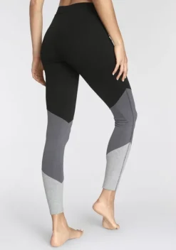 Homewear-Leggings|Bench. Leggings Schwarz-Anthrazit-Grau
