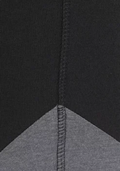 Homewear-Leggings|Bench. Leggings Schwarz-Anthrazit-Grau