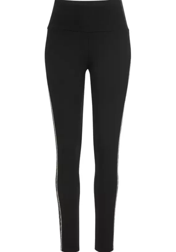 Homewear-Leggings|Buffalo Leggings Schwarz-Gemustert