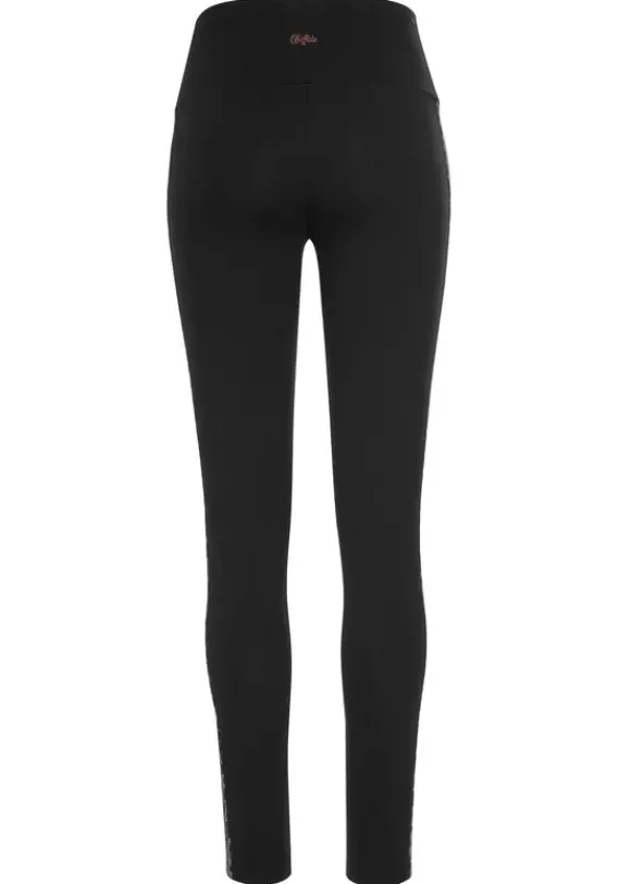 Homewear-Leggings|Buffalo Leggings Schwarz-Gemustert