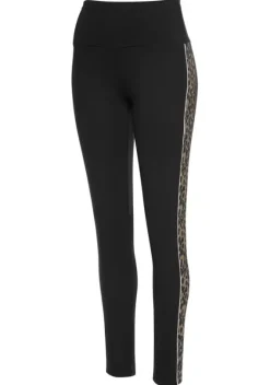 Homewear-Leggings|Buffalo Leggings Schwarz-Gemustert