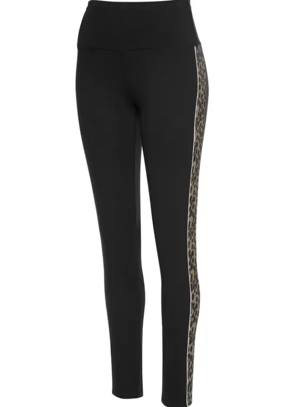 Homewear-Leggings|Buffalo Leggings Schwarz-Gemustert