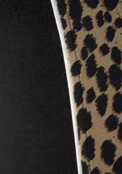 Homewear-Leggings|Buffalo Leggings Schwarz-Gemustert