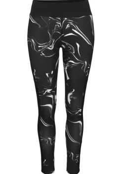 LASCANA ACTIVE Homewear-Leggings<Leggings"Black Marble"
