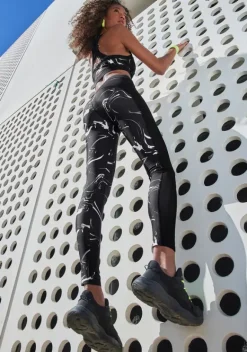 LASCANA ACTIVE Homewear-Leggings<Leggings"Black Marble"