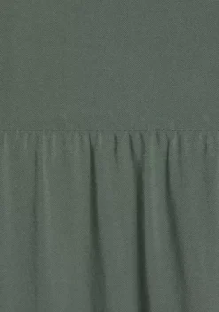 Blusen|LASCANA Longbluse Dunkelgrun