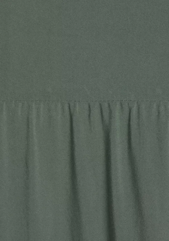 Blusen|LASCANA Longbluse Dunkelgrun