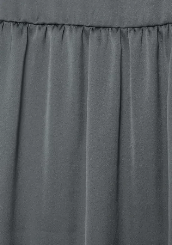 Blusen|LASCANA Longbluse Dunkelgrau