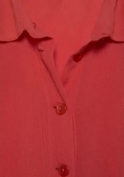 Blusen|LASCANA Longbluse Korallrot
