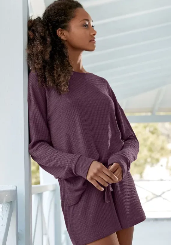 Damenshirts|s.Oliver Longsleeve Bordeaux