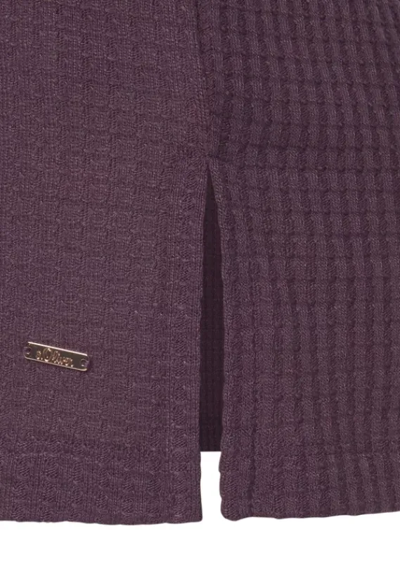 Damenshirts|s.Oliver Longsleeve Bordeaux