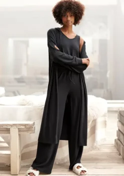 LASCANA Morgenmantel<Longstrickjacke