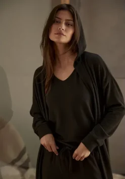 LASCANA Morgenmantel<Longstrickjacke