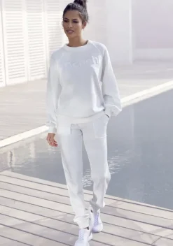 Relaxhosen|Bench. Loungehose Cream-Weis