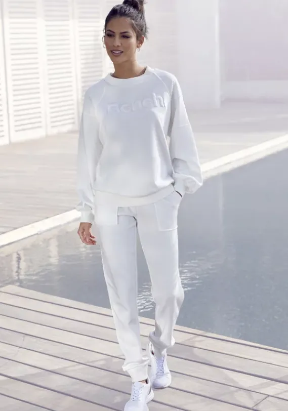 Relaxhosen|Bench. Loungehose Cream-Weis