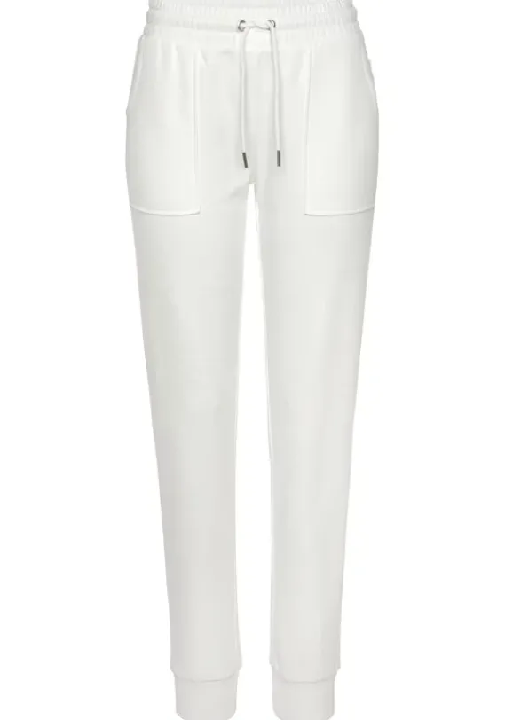 Relaxhosen|Bench. Loungehose Cream-Weis