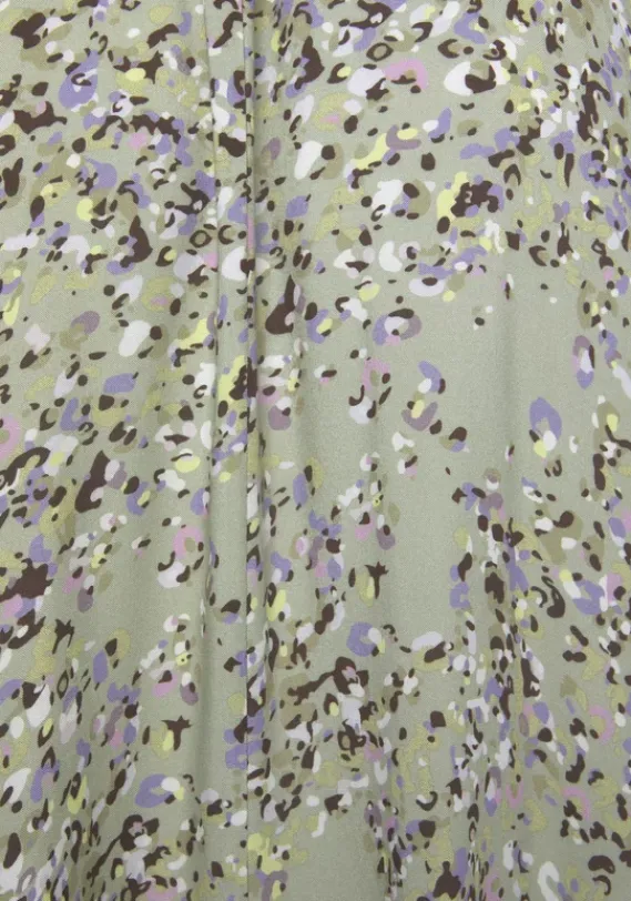 Strandmode|LASCANA Maxikleid Grun-Lila-Bedruckt