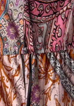 Maxikleider|Buffalo Maxikleid Rosa-Bedruckt