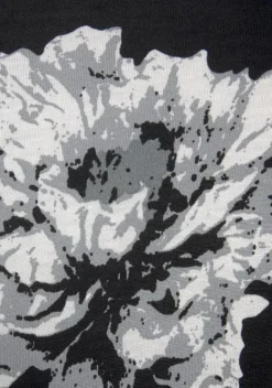 Strandkleider|LASCANA Maxikleid Schwarz-Creme-Bedruckt