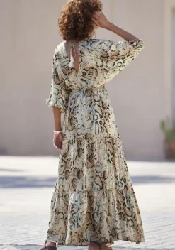 Maxikleider|Buffalo Maxikleid Bedruckt