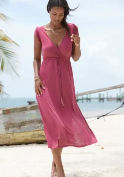 Strandkleider|Vivance Maxikleid Mauve