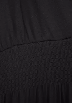 Strandkleider|LASCANA Maxikleid Schwarz