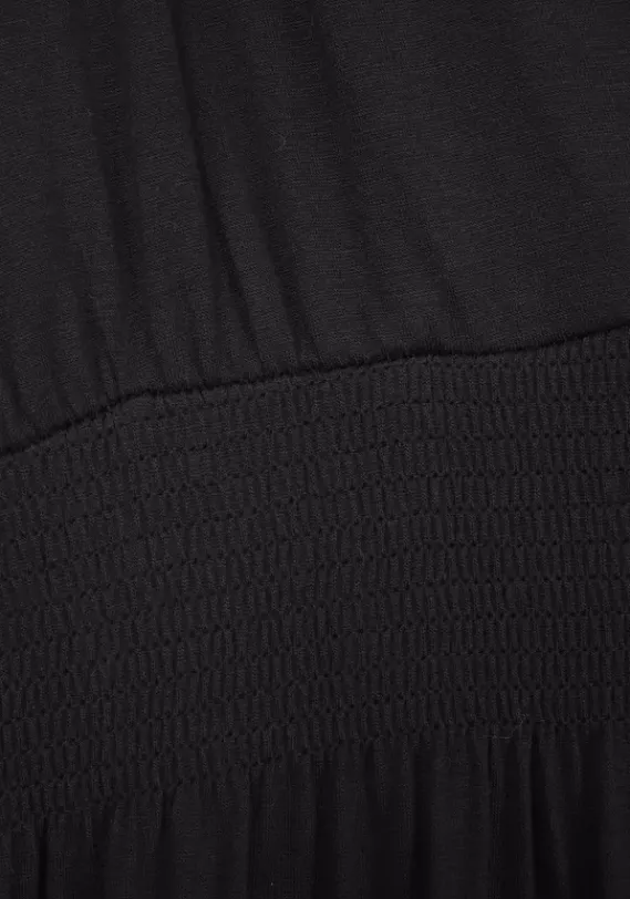 Strandkleider|LASCANA Maxikleid Schwarz