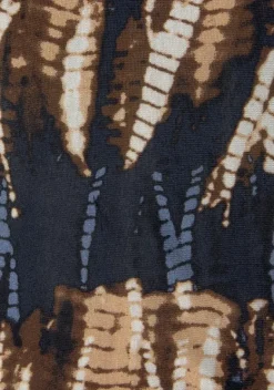 Maxikleider|Buffalo Maxikleid Marine-Bedruckt