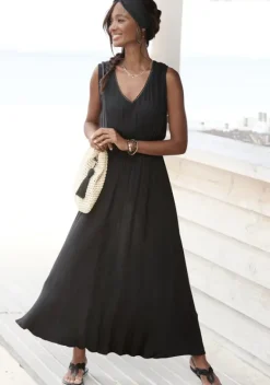 Maxikleider|s.Oliver Maxikleid Schwarz