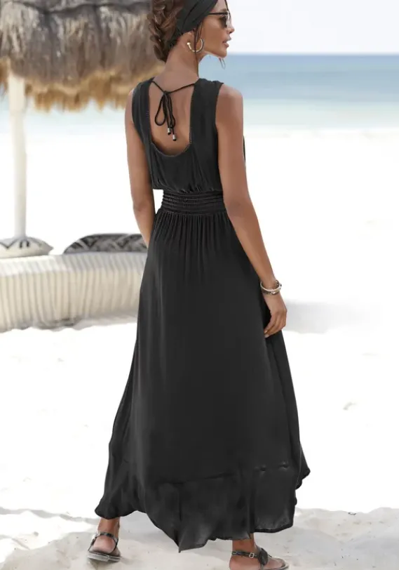 Maxikleider|s.Oliver Maxikleid Schwarz