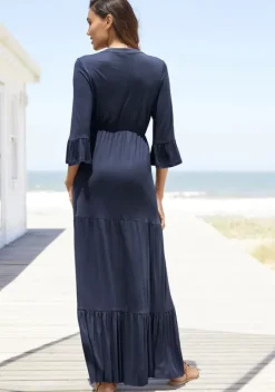 Maxikleider|Vivance Maxikleid Nachtblau
