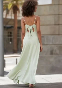 Strandmode|LASCANA Maxikleid Pistazie