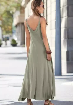 Maxikleider|Buffalo Maxikleid Khaki