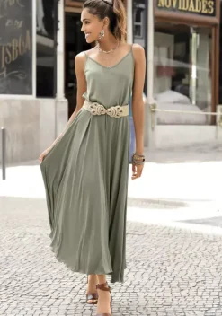 Maxikleider|Buffalo Maxikleid Khaki