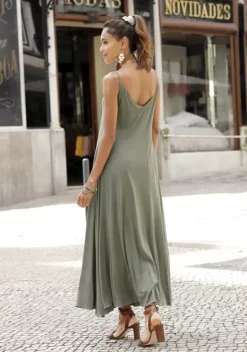 Maxikleider|Buffalo Maxikleid Khaki