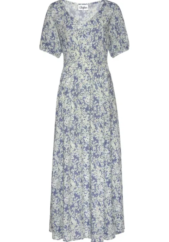 Maxikleider|Buffalo Maxikleid Blau-Bedruckt