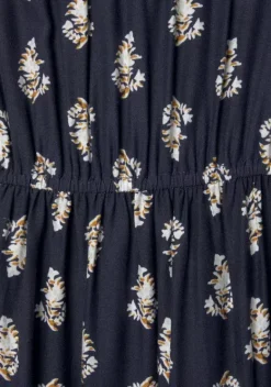 Maxikleider|Vivance Maxikleid Blau-Bedruckt