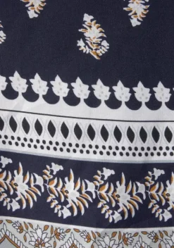 Maxikleider|Vivance Maxikleid Blau-Bedruckt