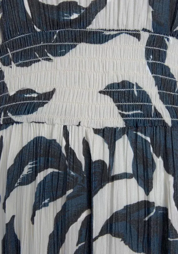 Maxikleider|s.Oliver Maxikleid Sand-Schwarz Bedruckt