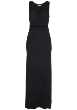 Maxikleider|LASCANA Maxikleid Schwarz